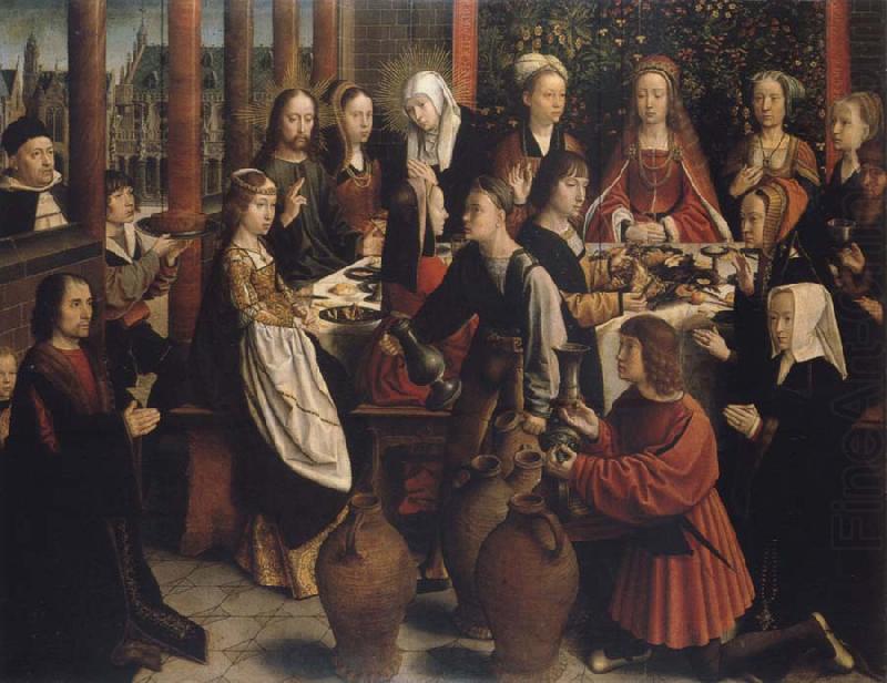 Gerard David The wedding to canons china oil painting image